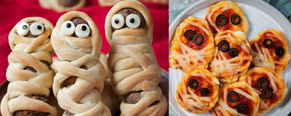 Mummiette e pizzette di mummia