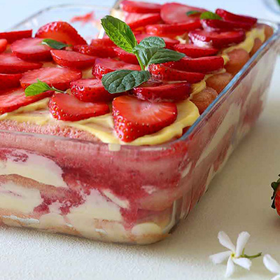 Tiramisù alla fragola