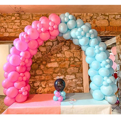 arco di palloncini gender reveal