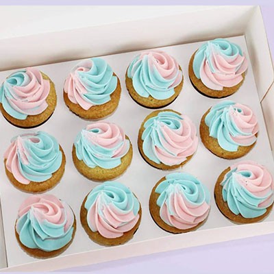 Cupcake gender reveal