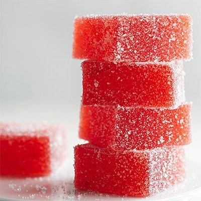 Gelatine di frutta fatte con agar agar