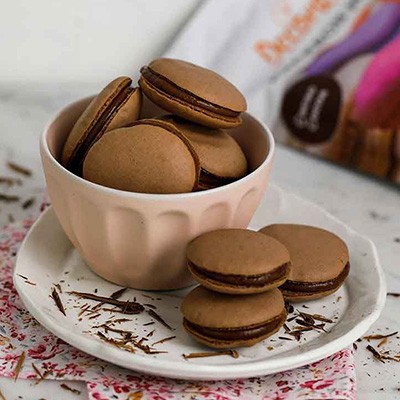 Macarons al cacao