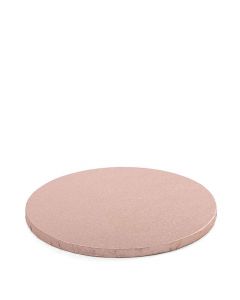 Cakeboard vassoio Sottotorta rotondo rivestito rosa antico Ø30 h 1,2 cm Decora