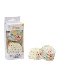 36 Pirottini in carta Decora Baby per cottura muffin Ø5 x h 3,2 cm