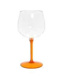 Bicchieri Calici Balloon Tonic gambo arancio riutilizzabili 580cc 