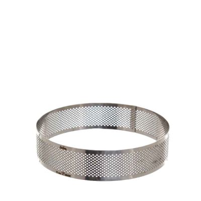 Sagoma anello tondo cerchio inox microforato per torte 15 cm Decora