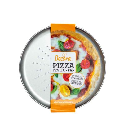 Teglia rotonda forata per pizza e focacce Ø28 cm