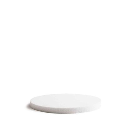 Base rotonda in polistirolo bianco h 2,5 Ø30 cm