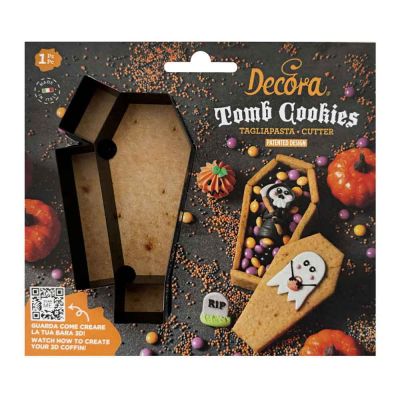 Cutter Tagliapasta in plastica Halloween Bara Tomb Cookies 