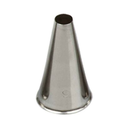 Beccuccio cornetto tondo 9 in acciaio inox Ø1,7 x 3,3 cm