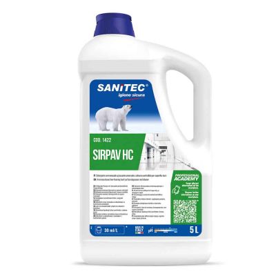 Sirpav HC detergente per superfici sgrassante con ammoniaca Sanitec 5 L
