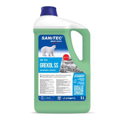 Grekol SS detergente sgrassante alcalino non profumato Sanitec 5 L