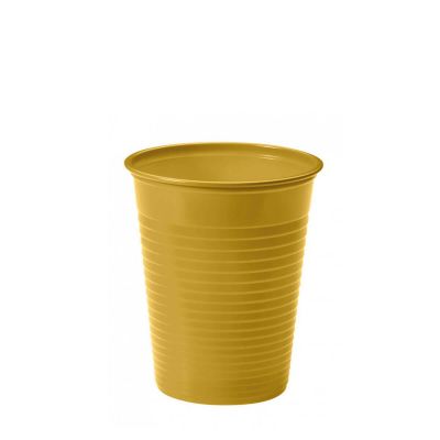 Bicchieri di plastica colorati monouso DOpla Colors oro