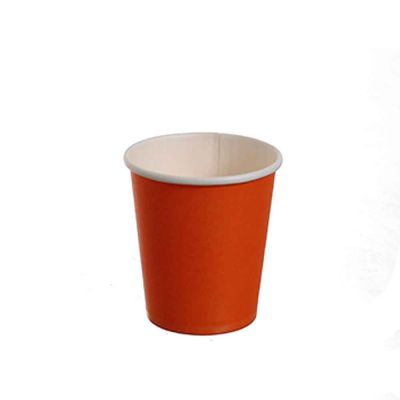 Bicchieri di cartoncino arancio da caffè DOpla Party 80 ml