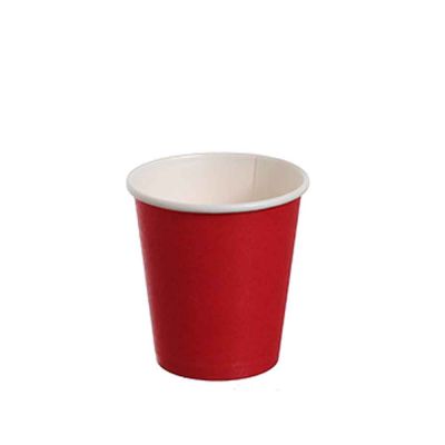 Bicchieri di cartoncino rosso da caffè DOpla Party 80 ml
