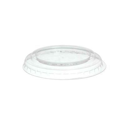 50 Coperchi piatti senza foro in plastica trasparente Ø10 h1,5 cm 