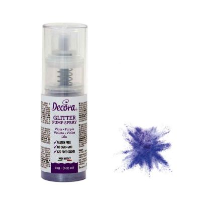 Colorante pump spray glitter viola 6 g