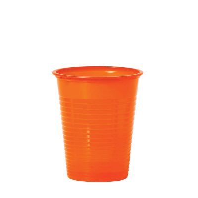 Bicchieri di plastica colorati DOpla Colors 200cc  arancione