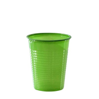 Bicchieri di plastica colorati DOpla Colors 200cc verde chiaro acido