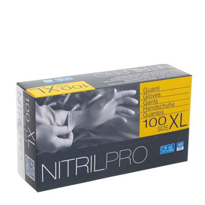100 Guanti nitrile monouso Icoguanti Nitril Pro taglia XL 9-9,5