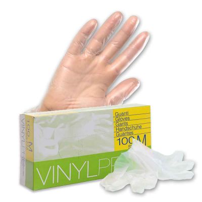 Guanti in vinile monouso VinylPro powder free trasparente taglie a scelta