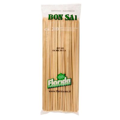 Spiedini di legno in bambù 30 cm