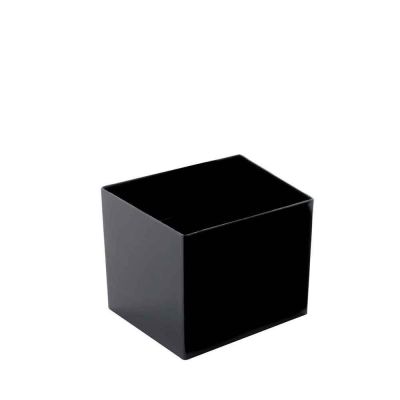 Bicchierini monoporzione quadrati Goldplast Cube 60cc neri