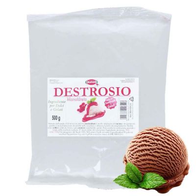 Destrosio in Polvere monoidrato per dolci e gelati 500 g Graziano