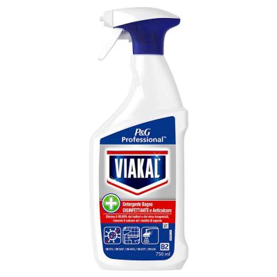 Viakal spray disinfettante e anticalcare per sanitari P&G Professional 750 ml