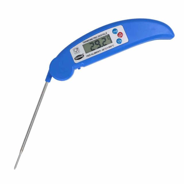 Termometro digitale con sonda lunga in acciaio in offerta - PapoLab
