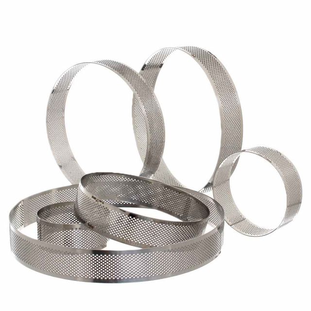 Sagoma rotonda in acciaio inox coppapasta diametro 20cm - PapoLab