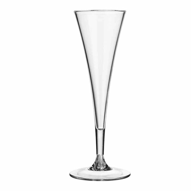 Flutes calici plastica lavabili 160ml gambo lungo viola - PapoLab