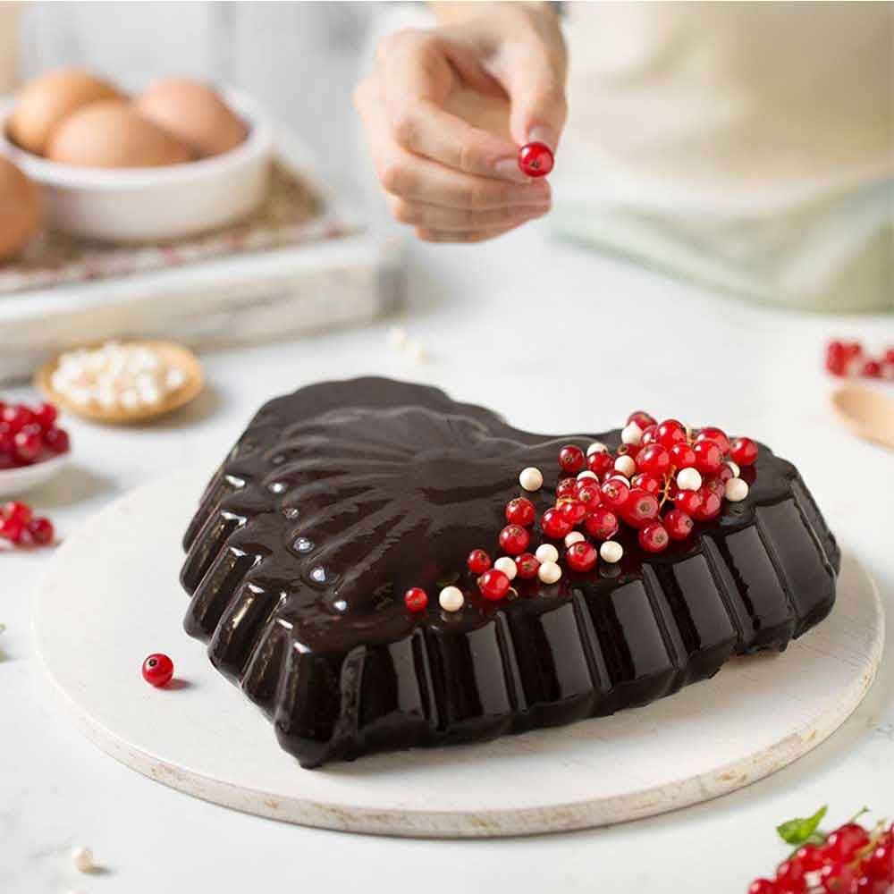 Stampo per biscotti fondente a forma di cuore stampo per biscotti san  valentino Love Cake Decorating strumenti di cottura stampo per pasticceria  Bakeware - AliExpress