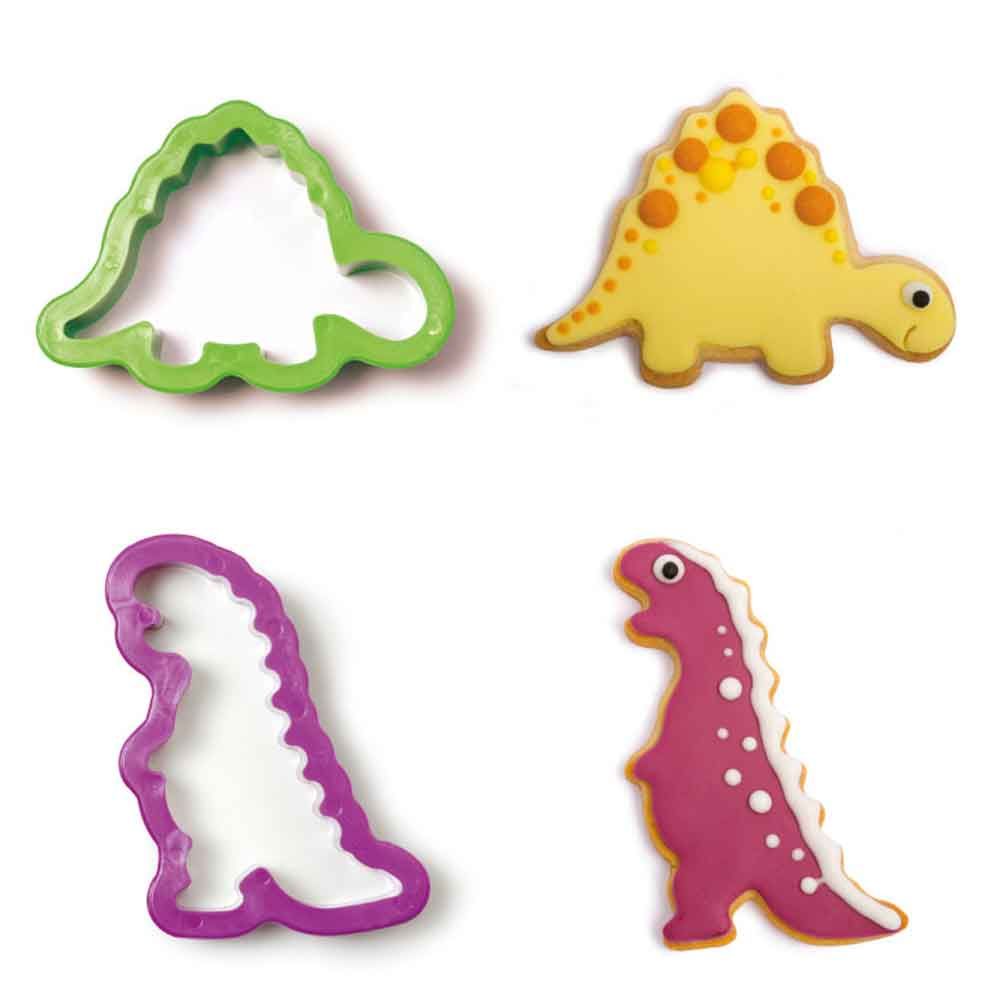 Dinosauri di zucchero colorati piccoli per torte in offerta - PapoLab