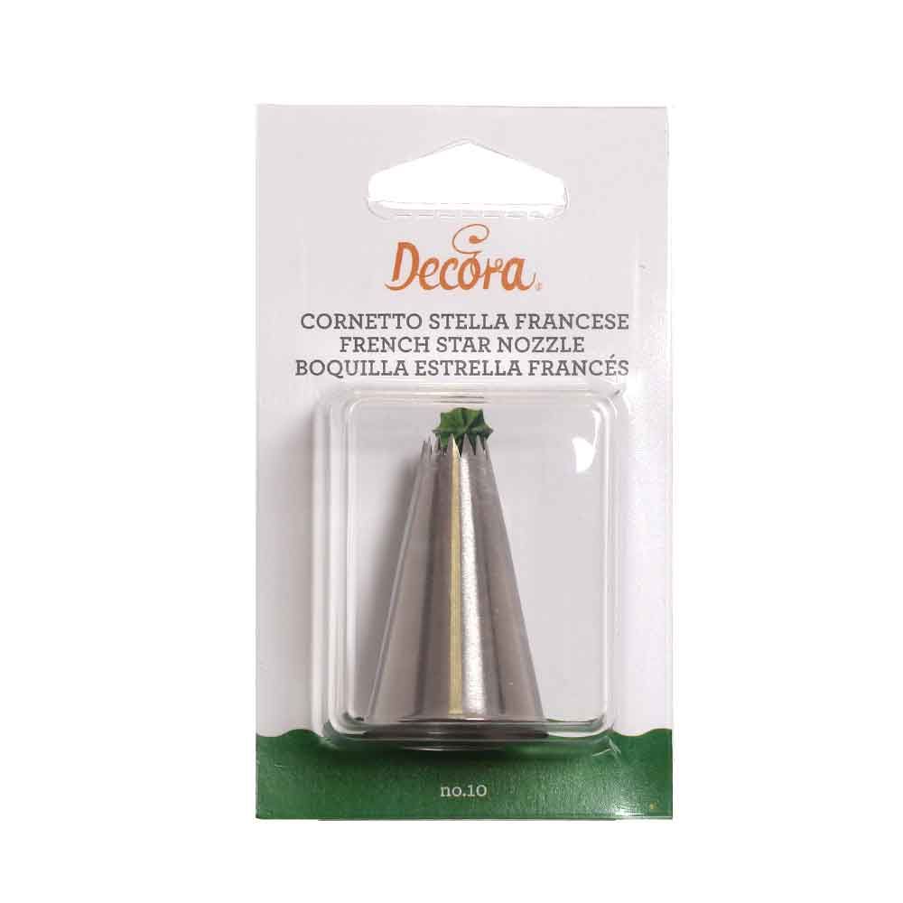 Beccucci cornetto stella francese 10 acciaio inox in offerta - PapoLab