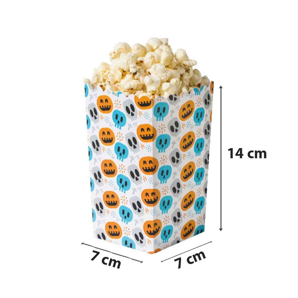 Box Carta Celeste per pop corn e caramelle