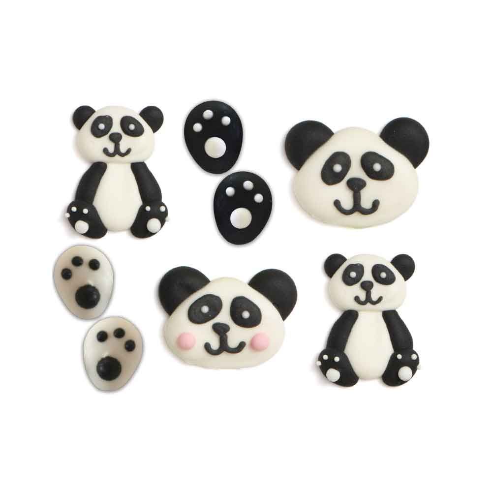 Decorazioni di zucchero per torte panda in offerta - PapoLab