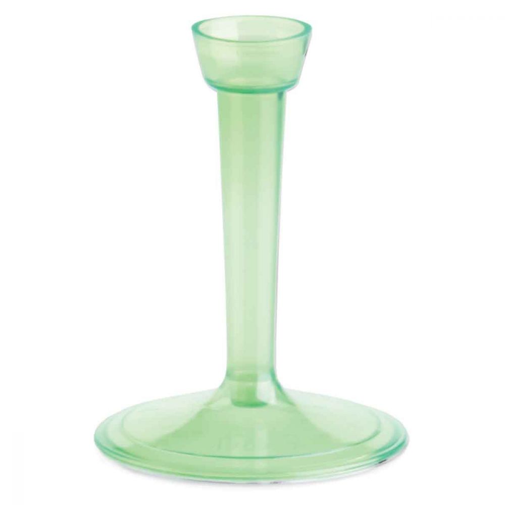 Calici in plastica da acqua vino con gambo lungo verde fluo - PapoLab