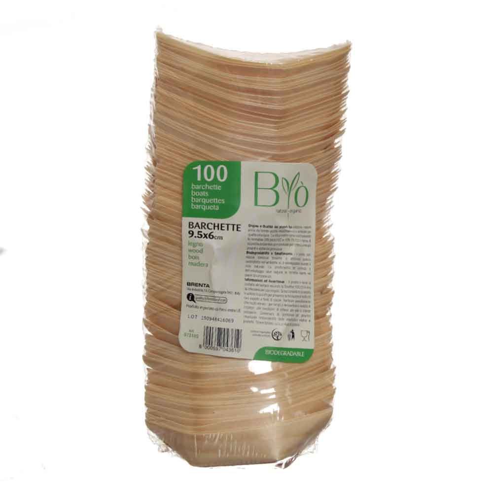 100 FORCHETTINE IN LEGNO FINGER FOOD 4 PUNTE 10,5 CM