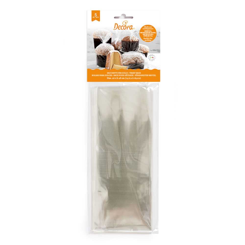 Sacchetti plastica trasparente per alimenti 40x48cm Offerta - PapoLab