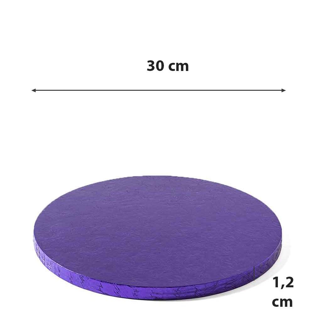 Disco Sottotorta cakeboard rigido tondo 30 cm blu in offerta - PapoLab