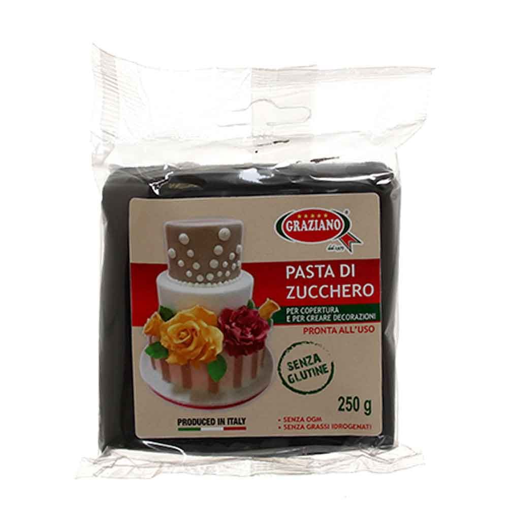 Pasta di zucchero nero per copertura 100 g Decora - PapoLab