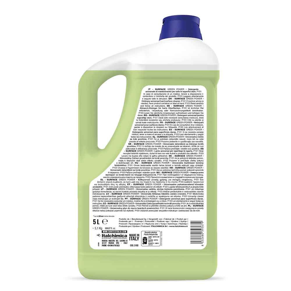 Detergente ecologico per pavimenti Sanitec Green Power 5 kg 3105