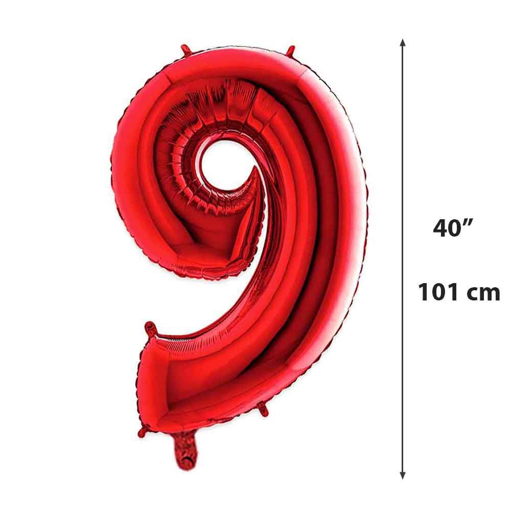 Palloncino Mylar numero 8 argento da 40″ 101 cm in offerta - PapoLab