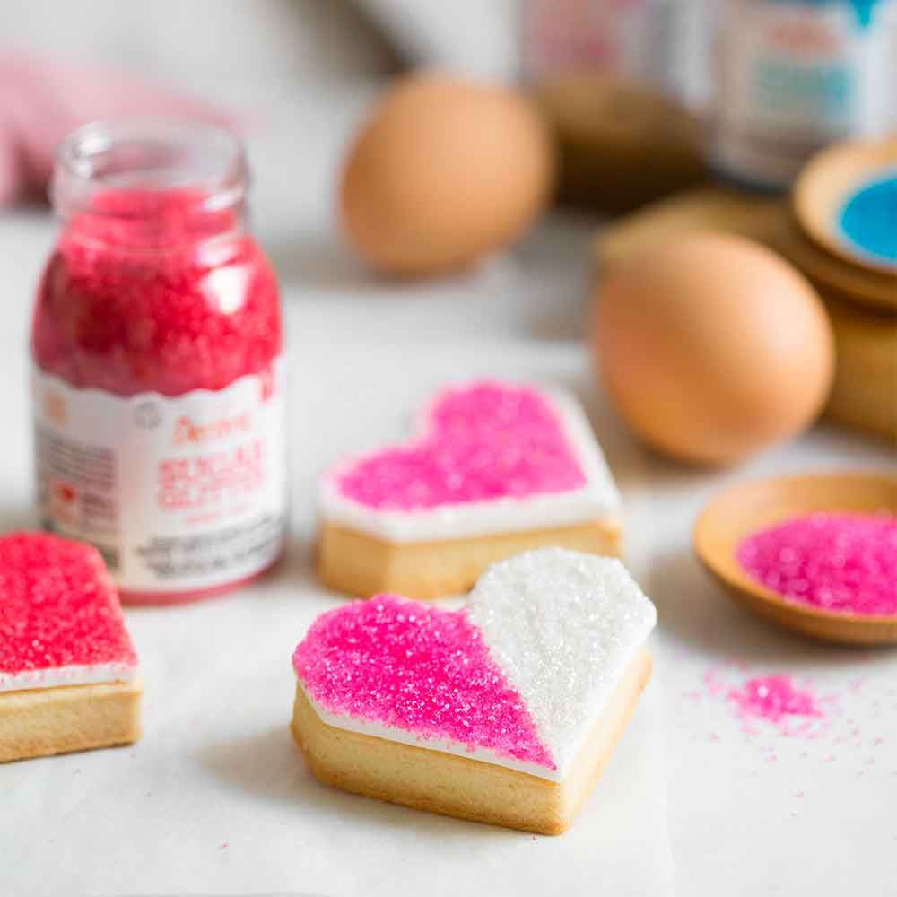 Glitter zucchero perlescente per decorazioni dolci