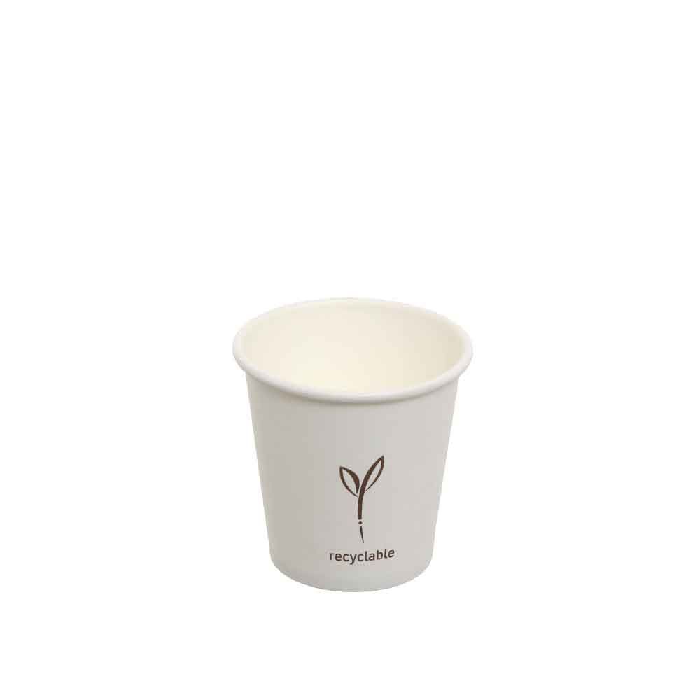 Bicchieri da caffè di carta 75ml riciclabili in offerta - PapoLab