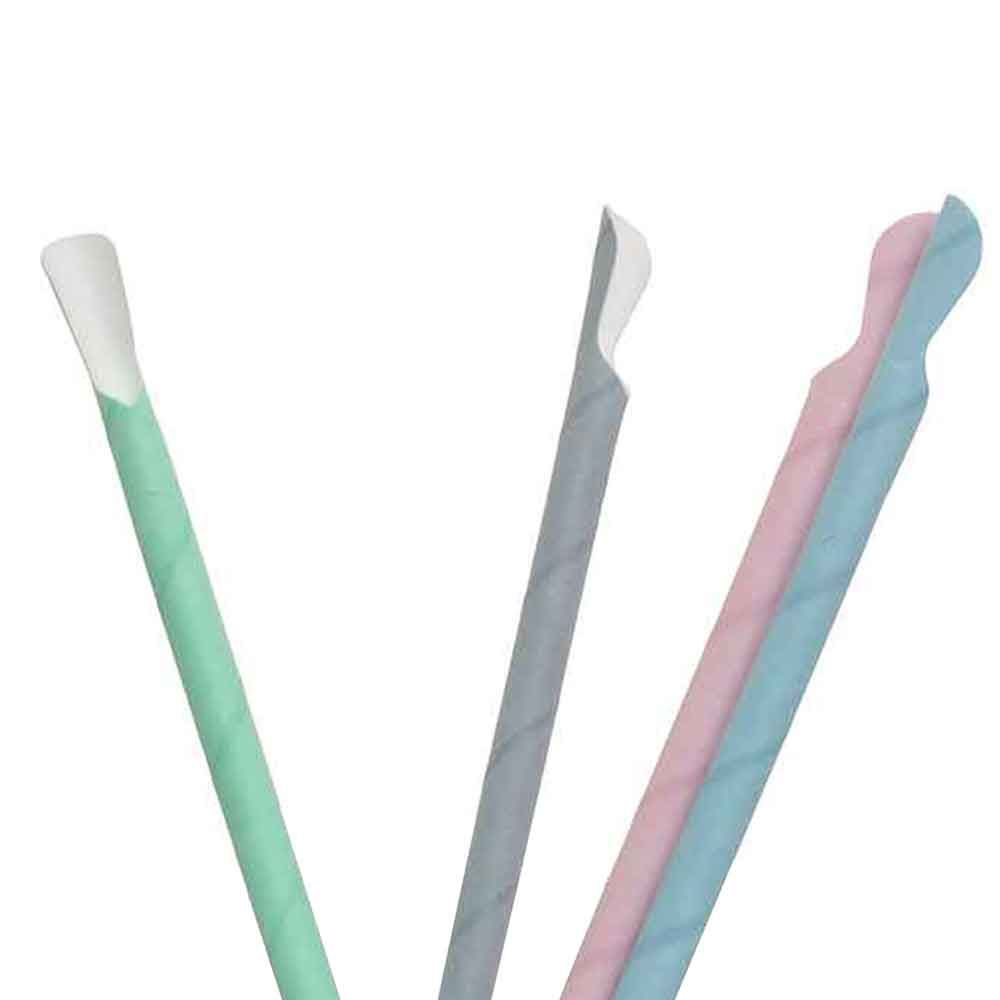 Cannucce a cucchiaio in carta colorate 20 cm in offerta - PapoLab
