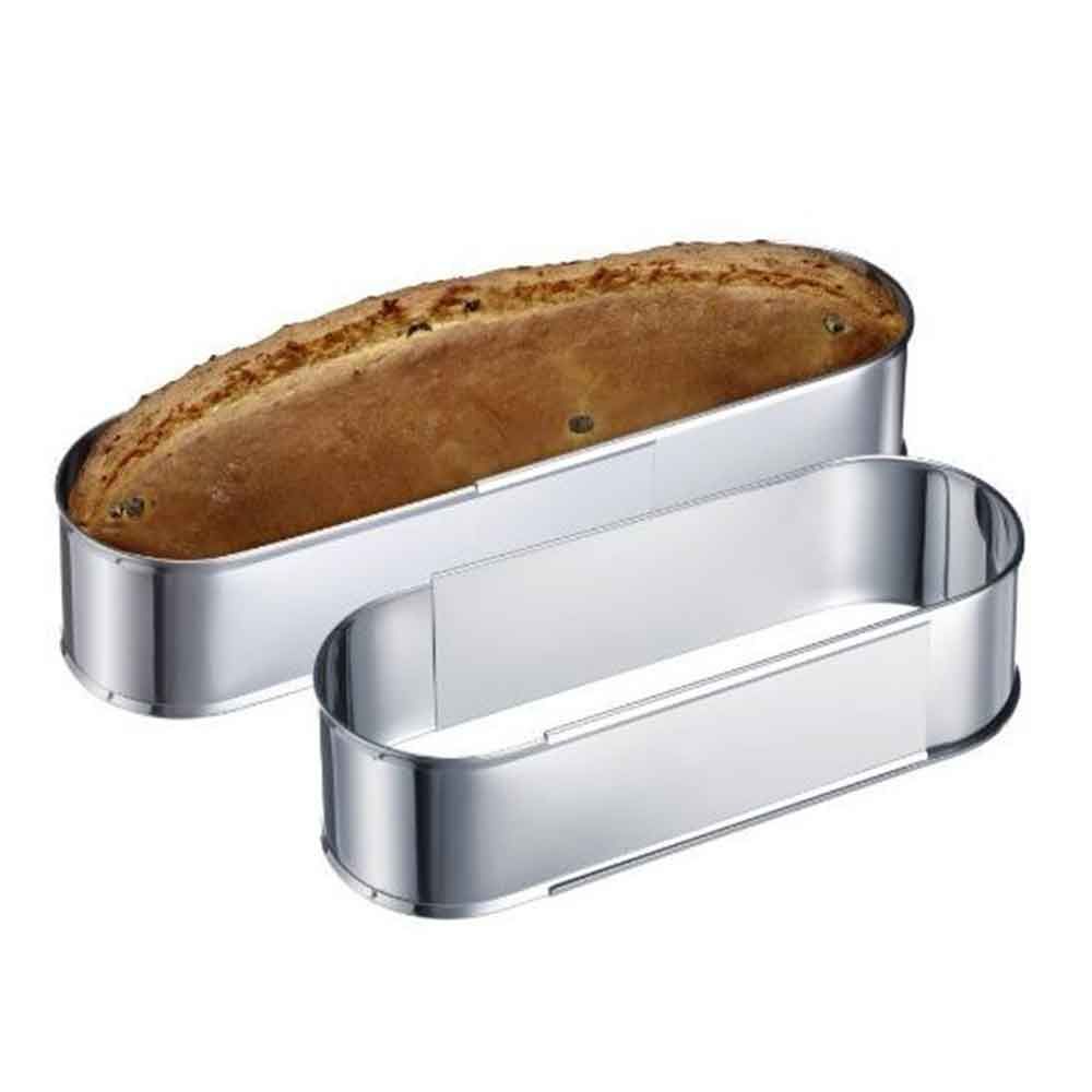 Anello per torta regolabile ovale in acciaio inox in offerta - PapoLab