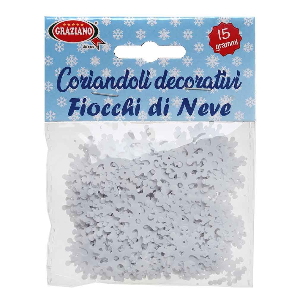 Coriandoli Decorativi da Tavolo Fiocchi di Neve in Offerta - PapoLab