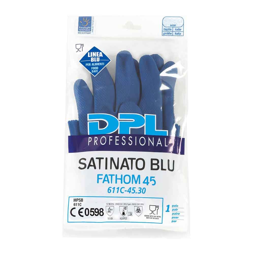 Guanti da lavoro SATINATO BLU Fathom 45 taglia XL in offerta - PapoLab